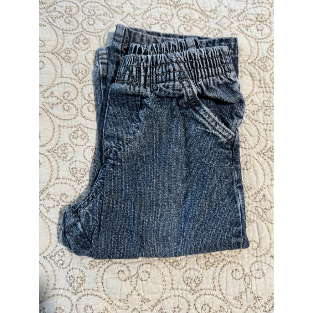 Circo Kids Jeans 2T Elastic Waist Pull On Denim Blue Pants Toddler